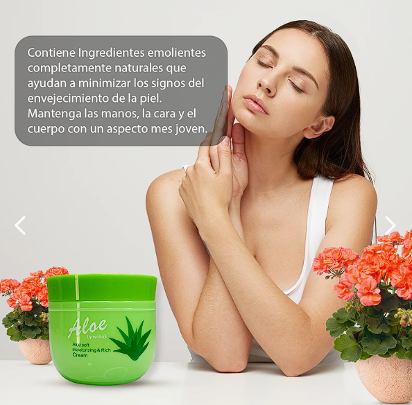 Crema Rica Y Suave Hidratante De Aloe
