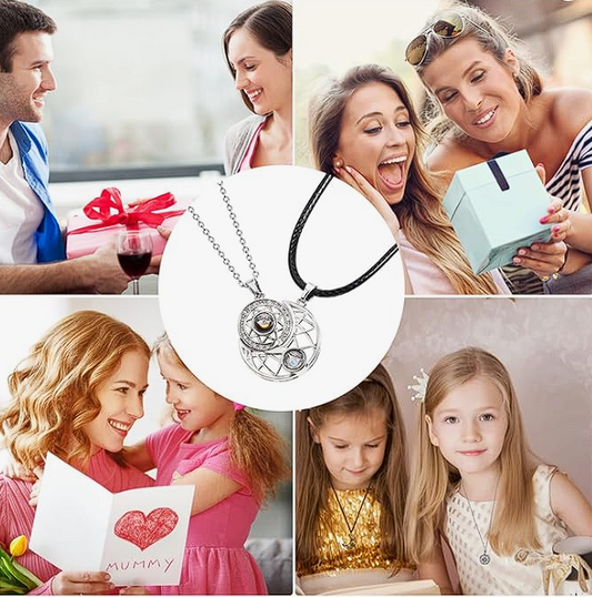 Collar de Pareja Sol y Luna