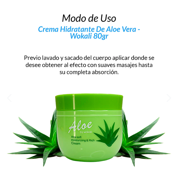 Crema Rica Y Suave Hidratante De Aloe