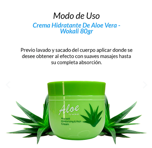 Crema Rica Y Suave Hidratante De Aloe