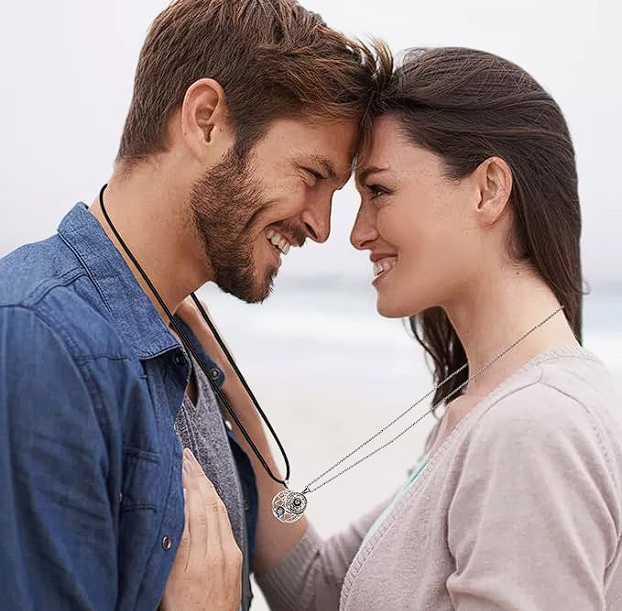 Collar de Pareja Sol y Luna