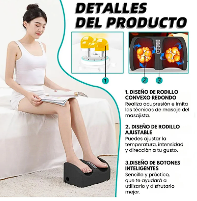 Masajeador de Pies Tecnologia SHIATSU