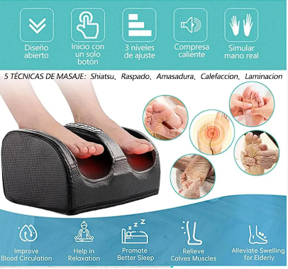 Masajeador de Pies Tecnologia SHIATSU