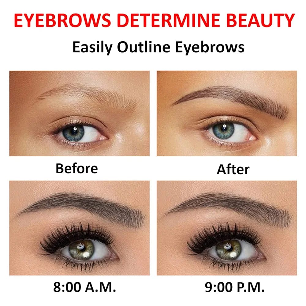 Delineador de Cejas 4 Puntas – Tinta Sem