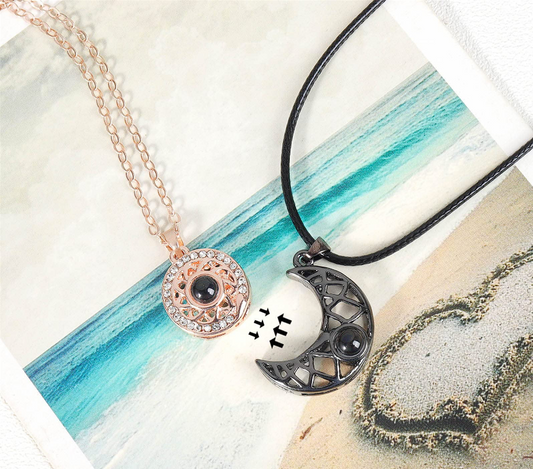 Collar de Pareja Sol y Luna